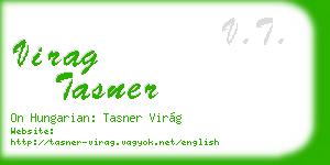 virag tasner business card